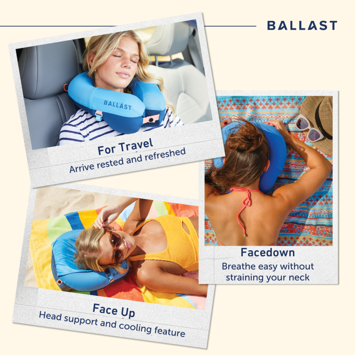 Ballast Pillow Pro on beach